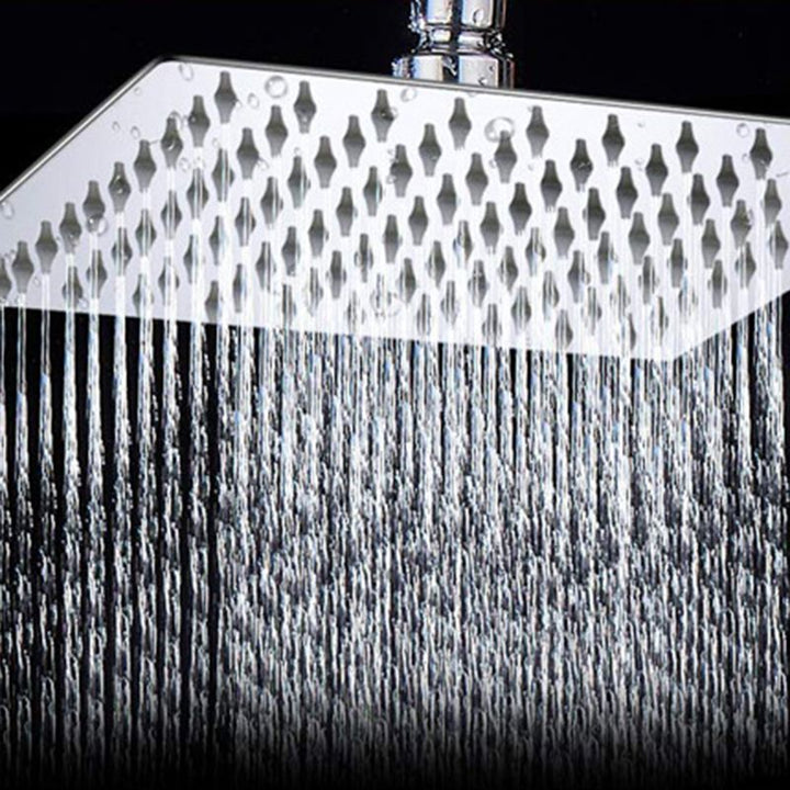 BowLift | Square Dual Shower Head Traditional Wall Mounted Metal Dual Shower Head