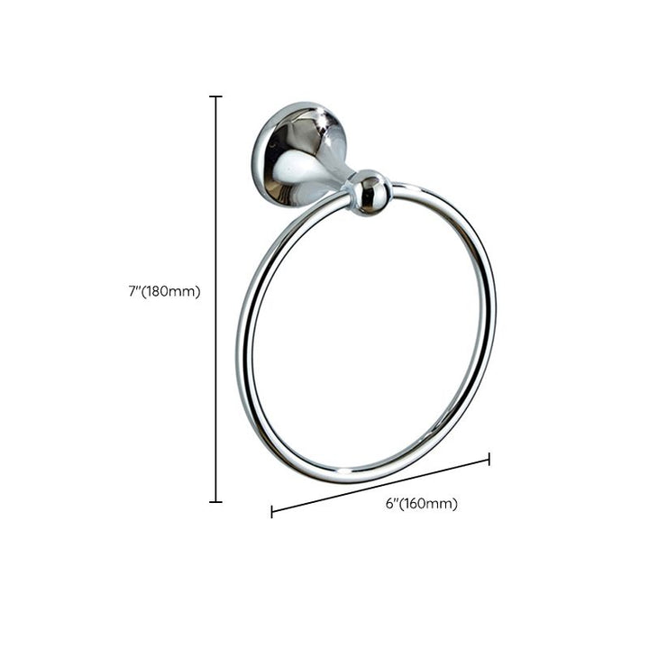 BowLift | Metal Bathroom Set Traditional Style Chrome Bathroom Accessories Set