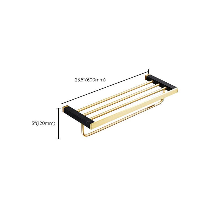 BowLift | Metal and Marble Bathroom Minimalist Accessory as a Single Piece or in a Set in Gold