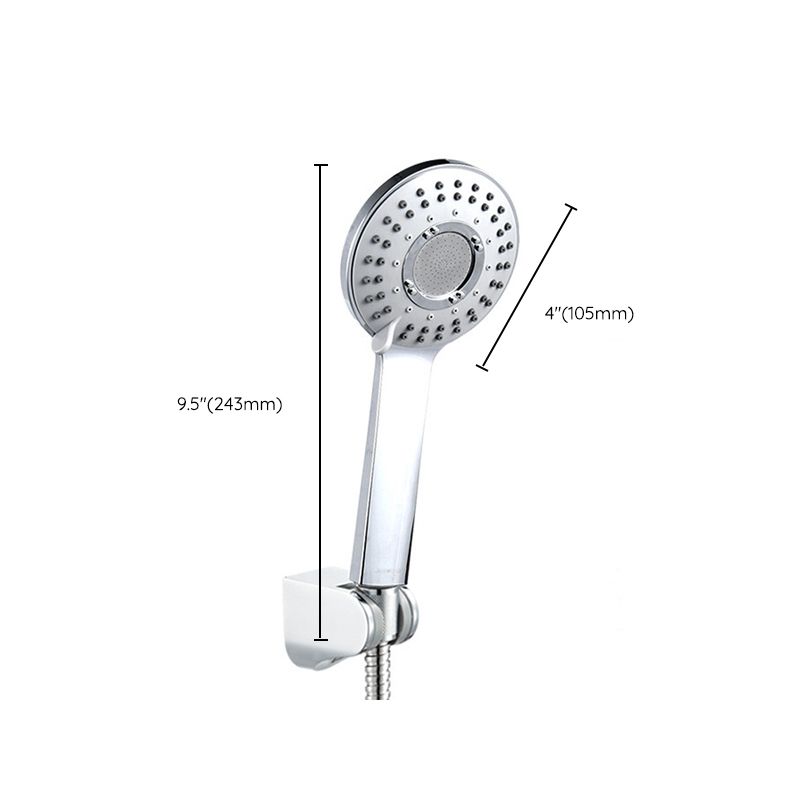 BowLift | Modern Style Round Handheld Shower Bathroom Metal Wall-Mounted Hand Shower