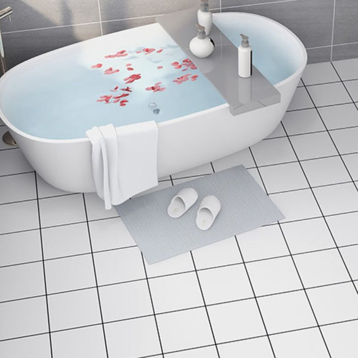 BowLift | Bathroom 3.5 mm vinyl floor square peel and stick PVC floor