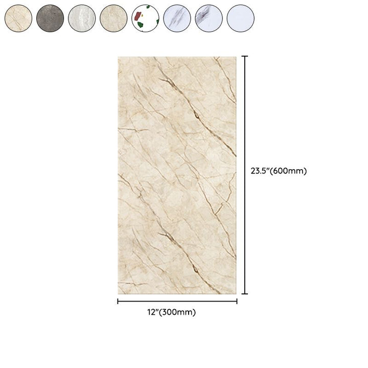 BowLift | Rectangular Single Tile 12" x 24" Waterproof Splash Wall Tile for Bathroom