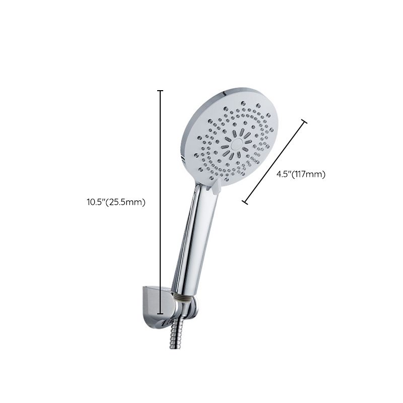 BowLift | Modern Style Round Handheld Shower Bathroom Metal Wall-Mounted Hand Shower