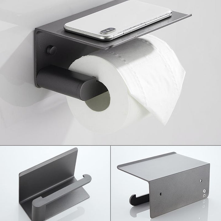 BowLift | Modern Bathroom Accessories Hardware Set Gray Bathroom Hardware Set