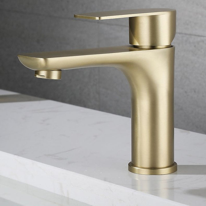 BowLift | Modern Vessel Faucet Copper Single Handle Low Arc Vessel Faucet for Home