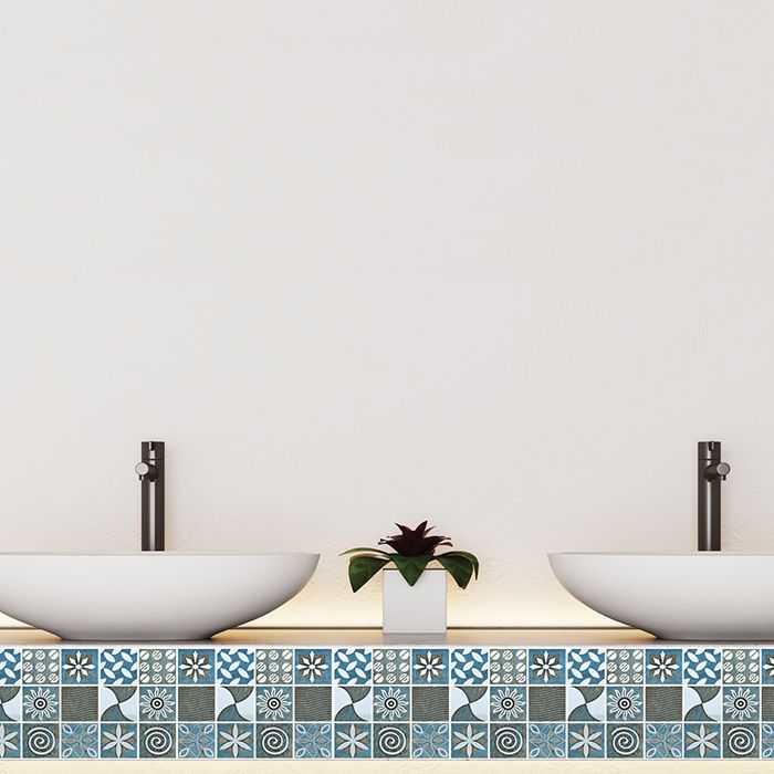 BowLift | Modern backsplash tile Smooth Self-adhesive wall tile for the bathroom