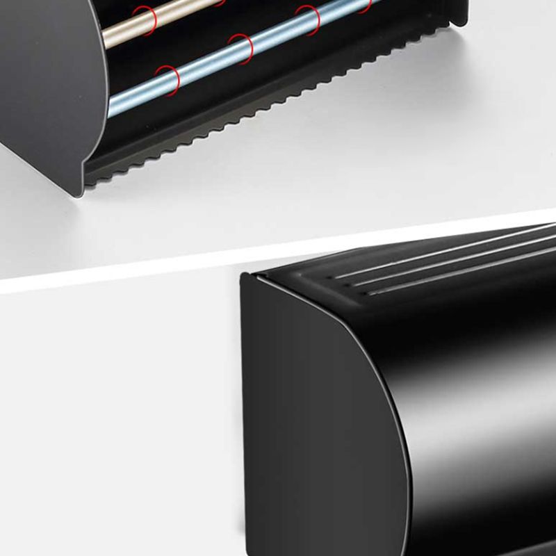 BowLift | Modern Aluminum Bathroom Hardware Set Black Bathroom Accessories Set