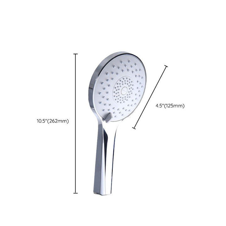 BowLift | Modern Style Round Handheld Shower Bathroom Metal Wall-Mounted Hand Shower