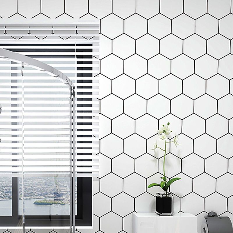 BowLift | Hexagonal Peel-and-Stick Tiles Mosaic Tile Peel-and-Stick Backsplash