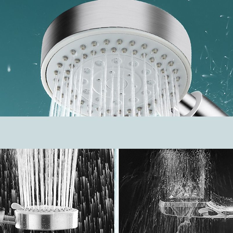BowLift | Stainless Steel Round Hand Shower Adjustable Spray Pattern Shower Head