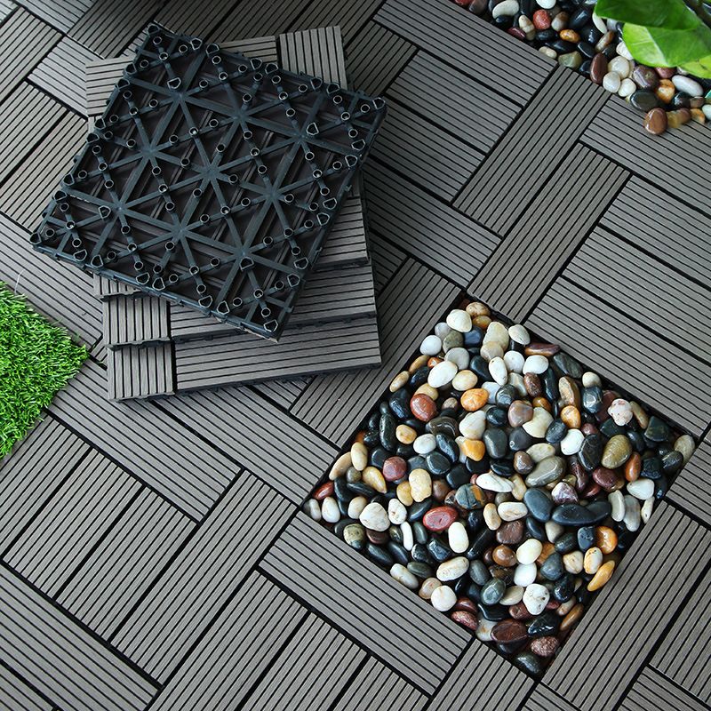 BowLift | Rectangular constructed tiles water-resistant parquet flooring for balcony
