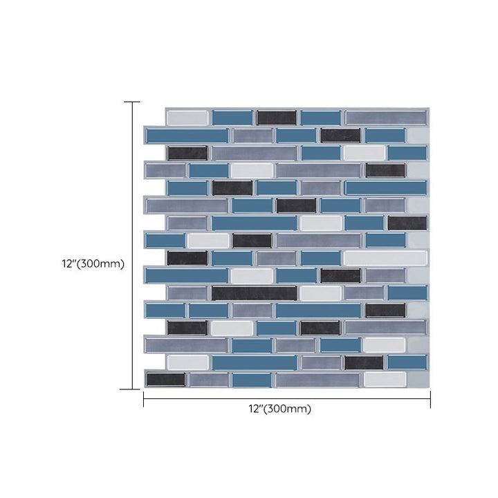 BowLift | Modern Peel & Stick Field Tile PVC Offset Joint Peel & Stick Subway Tile