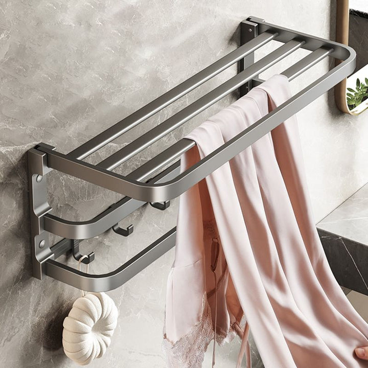 BowLift | Traditional bathroom accessory as a single piece or in a set in grey
