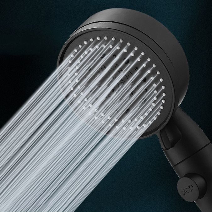 BowLift | Modern Shower Head Adjustable Spray Pattern Round Plastic Hand Shower