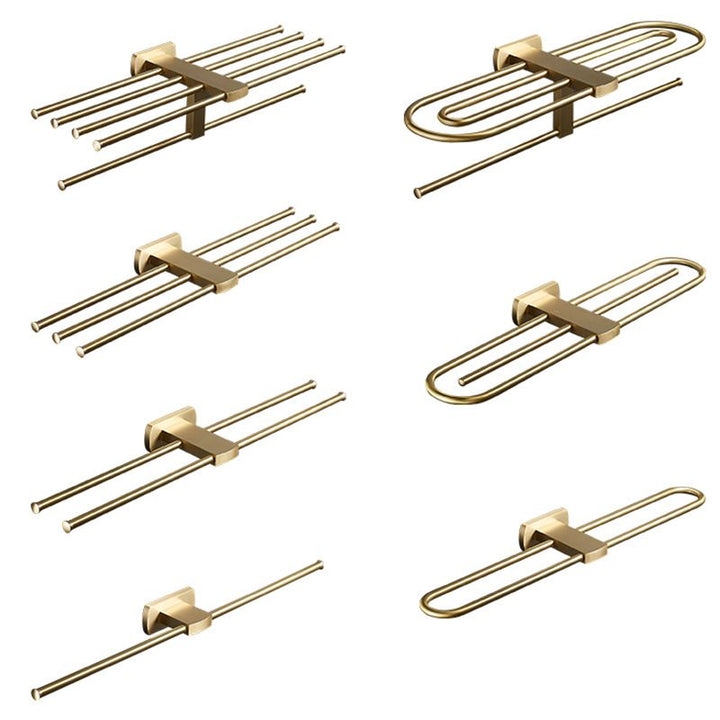 BowLift | Traditional Golden Bath Accessory Set Brass Bathroom Accessories Kit