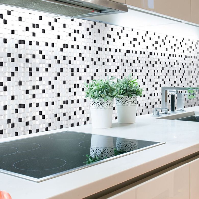 BowLift | Square Peel & Stick Mosaic Tile Plastic Grid Peel & Stick Mosaic Tile