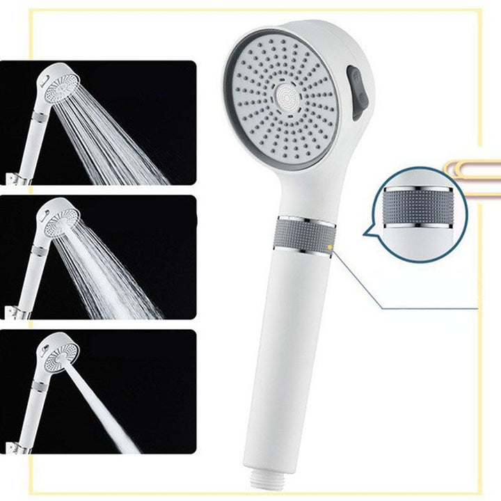 BowLift | Showerhead 3-Stage Modern Round Plastic Water Filtration Hand Shower