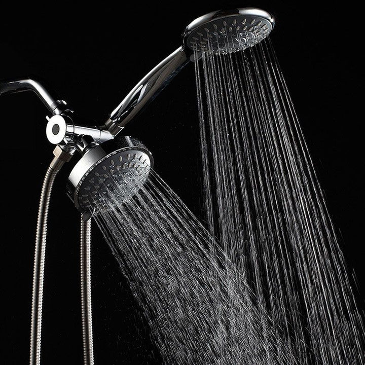 BowLift | Modern Style Shower Heads Dual Wall Mounted Round Metal Dual Shower
