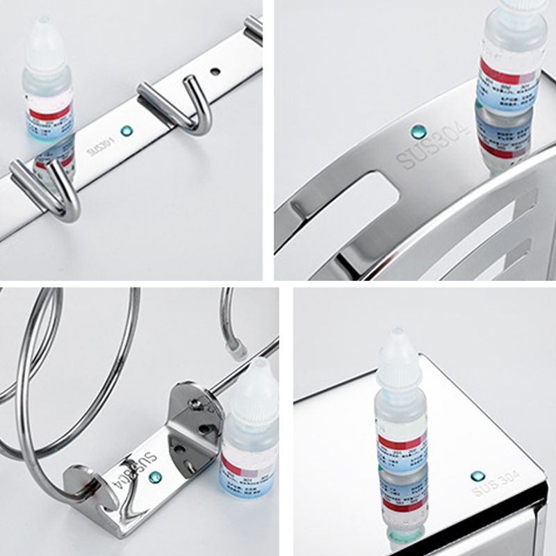 BowLift | Modern Stainless Steel Bathroom Accessories Towel Bar Bathroom Set