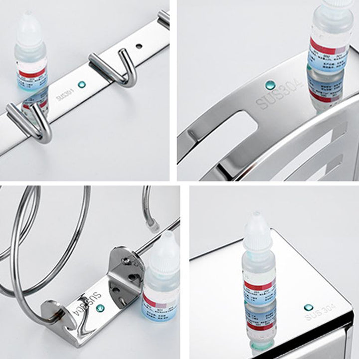 BowLift | Modern Stainless Steel Bathroom Accessories Towel Bar Bathroom Set