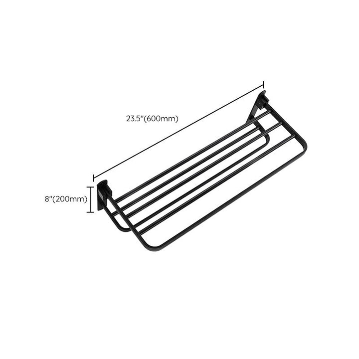 BowLift | Modern Bathroom Accessories Set Towel Holder Black Soap Dish Bath Accessories Set