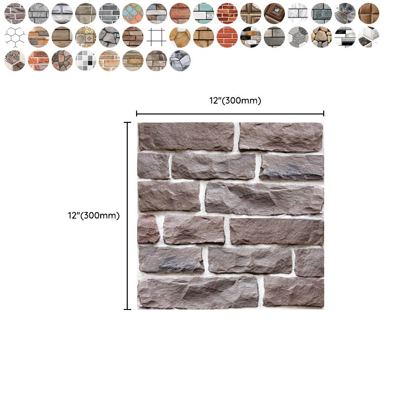 BowLift | Plastic Peel and Stick Tiles 3D Square Waterproof Peel and Stick Tiles