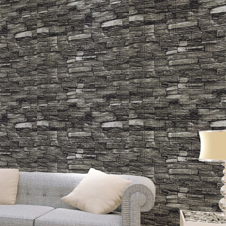 BowLift | Industrial Wall Panel 3D Brick Bathroom Living Room Wall Panels Set of 10