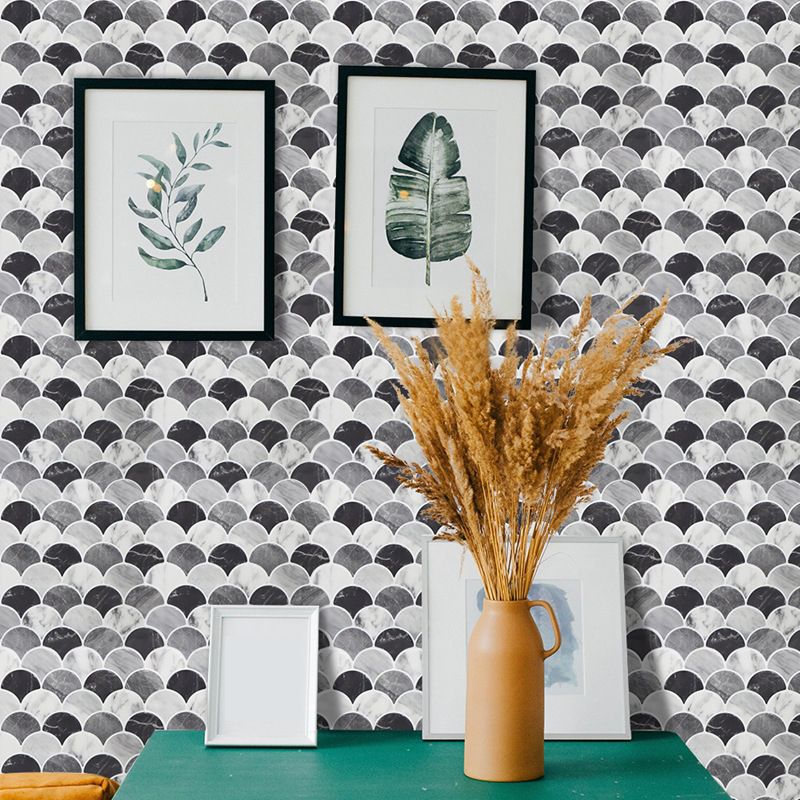 BowLift | Modern Peel and Stick Tiles PVC Fish Scales Peel and Stick Trim