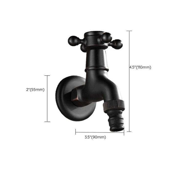 BowLift | Wide Bathroom Sink Faucet Wall-Mounted Cross Handle Faucet