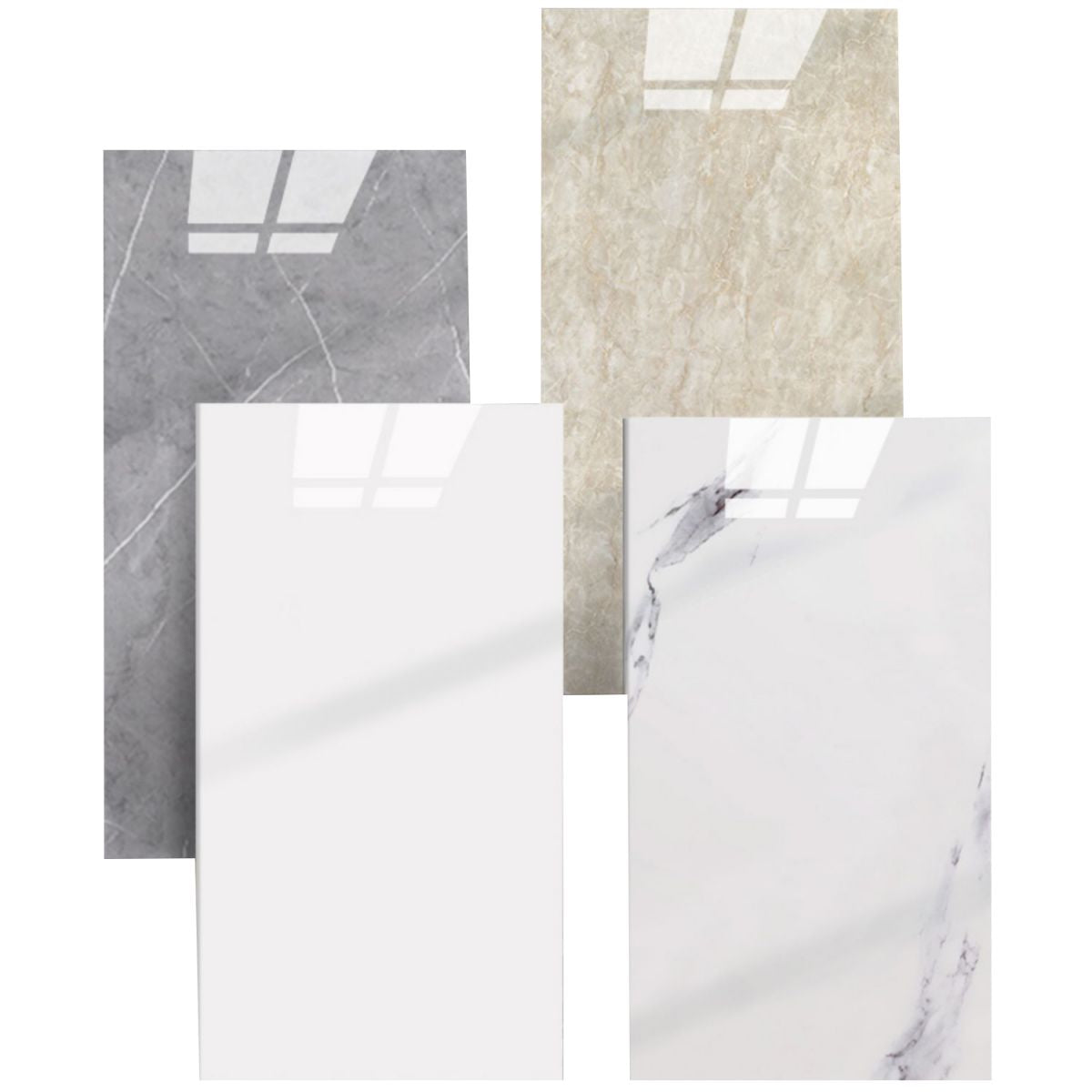 BowLift | 2-Pack 16" X 32" PVC Rectangular Peel & Stick Subway Tiles for Kitchen and Bathroom