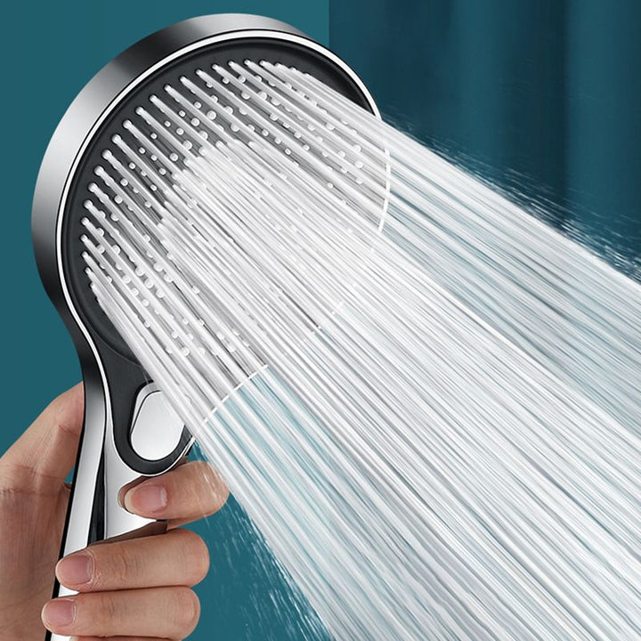 BowLift | Modern Round Hand Shower Adjustable Spray Pattern Wall Mount Hand Shower