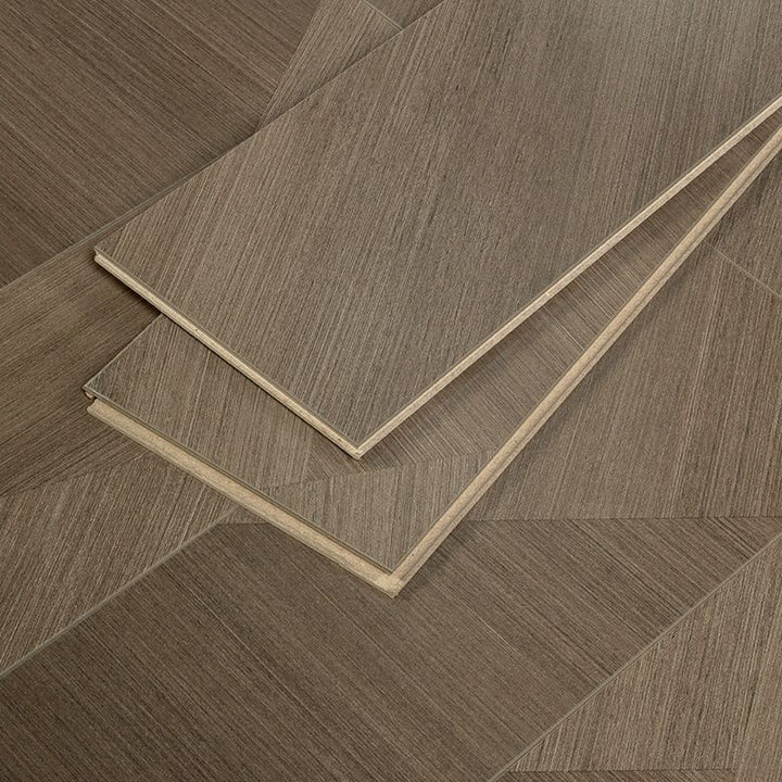 BowLift | Water-resistant laminate click-lock brown wood laminate floor