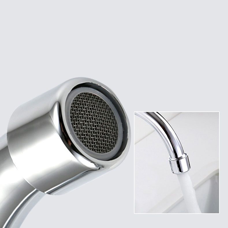 BowLift | High Arch Brass Bathroom Faucet Double Handle Basin Tap