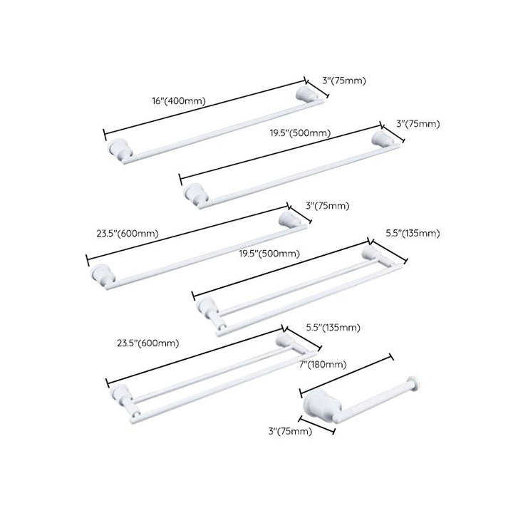 BowLift | Contemporary white bathroom accessories as a single piece or in a set