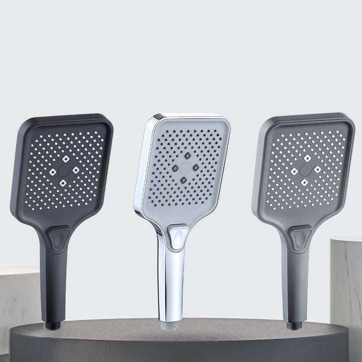 BowLift | Square Showerhead Combo Modern Rainfall Adjustable Showerheads