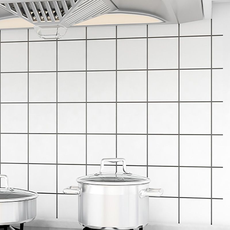 BowLift | Modern Peel & Stick PVC Tile Grid Pattern Self-Adhesive Wallpaper