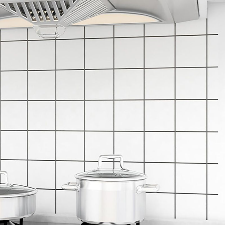 BowLift | Modern Peel & Stick PVC Tile Grid Pattern Self-Adhesive Wallpaper
