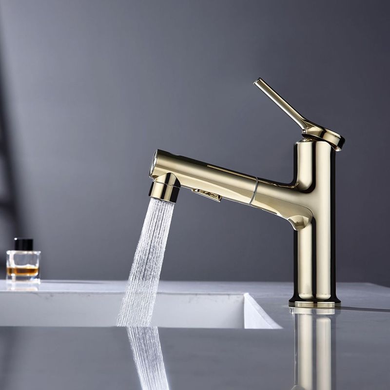 BowLift | Modern Basin Faucet Copper Single Handle Low Arc Basin Faucet for Bathroom