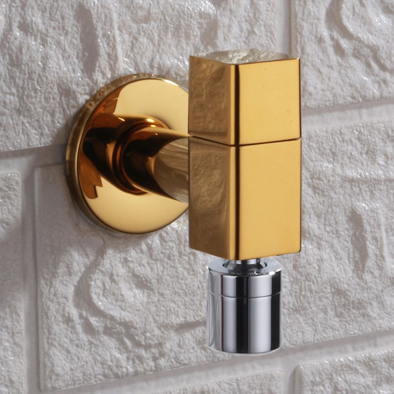 BowLift | Contemporary Wall Mounted Bathroom Faucet Knob Handle Solid Brass Round Faucet