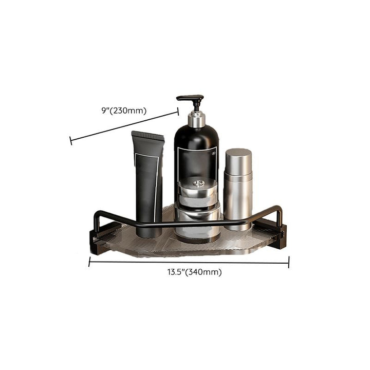 BowLift | Black Bathroom Set Metallic & Acrylic Bathroom Accessories Set made of Stainless Steel Aluminium