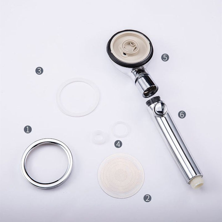 BowLift | Contemporary 3 Settings Shower Head Combination Round Shower Combo