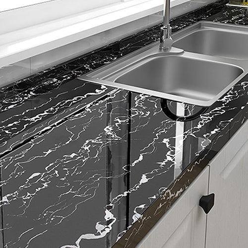 BowLift | Modern Peel and Stick Back Wall PVC Rectangle Tile - Peel & Stick for the Kitchen