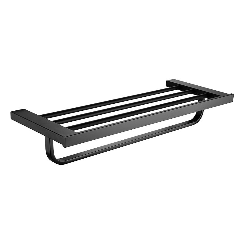 BowLift | 5-piece Modernism Bathroom Accessory Set in Matte Black Stainless Steel