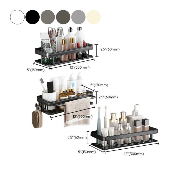 BowLift | Modern Bathroom Accessories Hardware Set 1/2/3 - Piece Bathroom Shelf