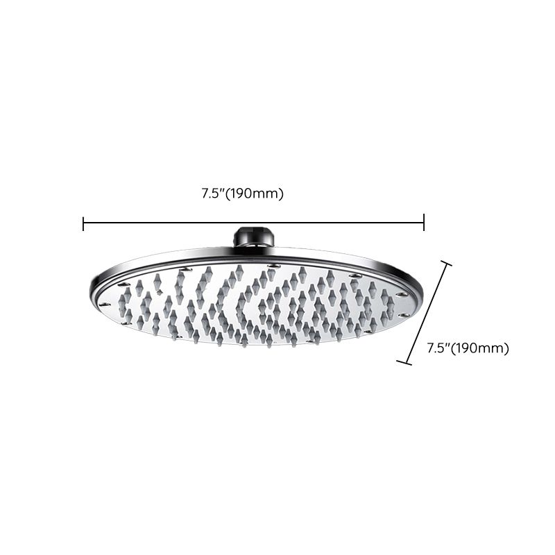 BowLift | Contemporary Showerhead Combination Dual Showerhead Stainless Steel Wall-Mounted Showerhead