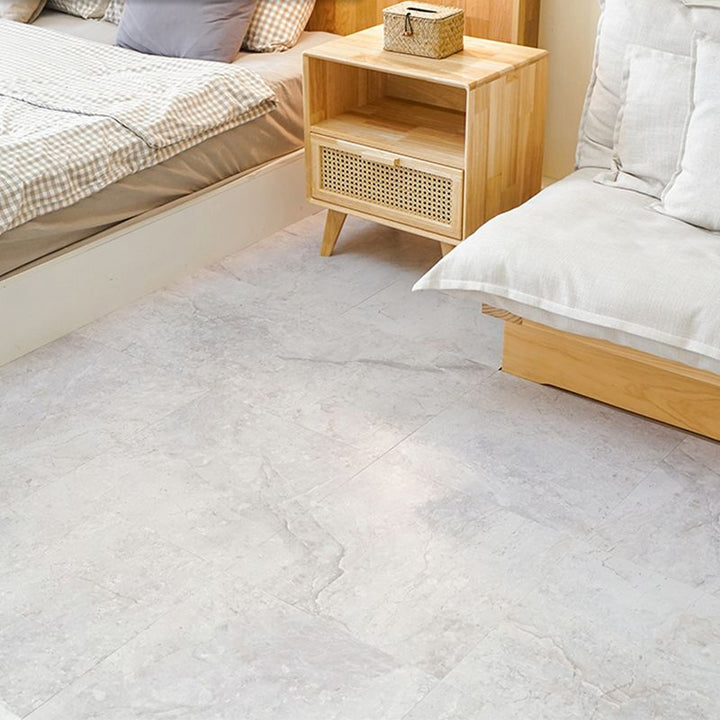 BowLift | PVC flooring stone design peel & stick square vinyl floor for the living room