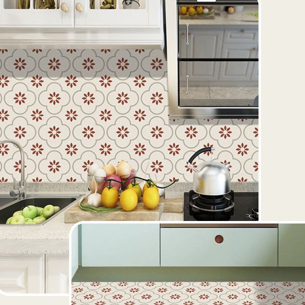 BowLift | Square Peel and Stick Back Wall Plastic Single Tile Wallpaper with Non-Slip Surface