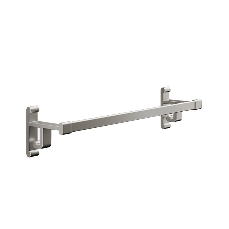 BowLift | Gray Bathroom Accessory Set Contemporary Style Aluminum Towel Bar