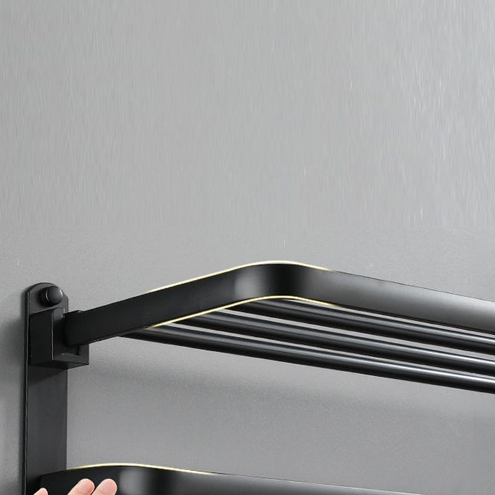 BowLift | Modern Bathroom Accessory Set Black Soap Dish Bath Shelf Bathroom Set