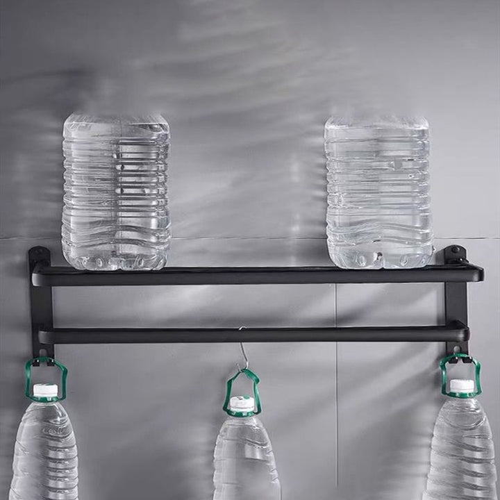 BowLift | Modern Bathroom Accessory Set Black Soap Dish Bath Shelf Bathroom Set